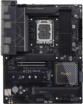 Материнська плата Asus ProArt B660-CREATOR D4 (s1700 , Intel B660, PCI-Ex16)