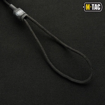 M-Tac шнур страхувальний Lite комбінований з D-кільцем чорний