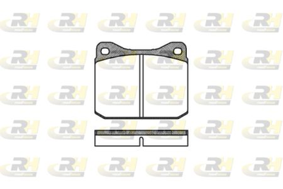 Колодки тормозные дисковые, к-кт. RoadHouse 2010.00