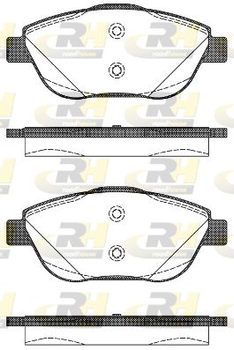 Колодки тормозные дисковые, к-кт. RoadHouse 21392.10