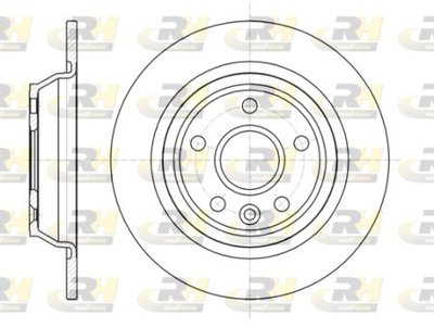 Гальмівний диск RoadHouse 61167.00