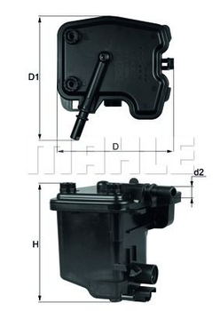 Паливний фільтр Knecht KL431D