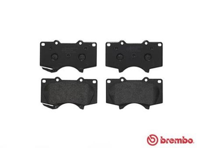 Тормозные колодки дисковые, к-кт. Brembo P83 102