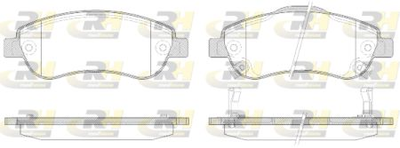 Колодки тормозные дисковые, к-кт. RoadHouse 21289.02