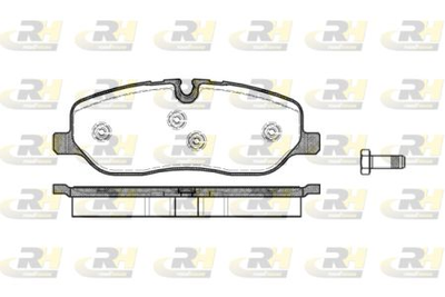 Колодки тормозные дисковые, к-кт. RoadHouse 21158.00