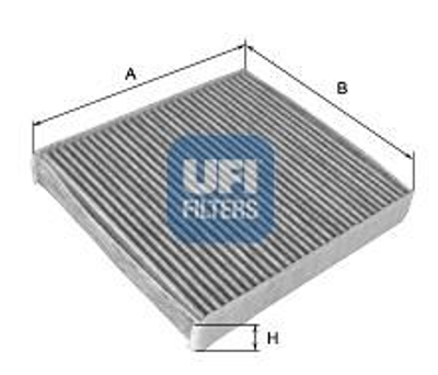 Фильтр, воздух во внутренном пространстве UFI 54.115.00