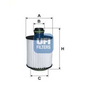 Масляный фильтр UFI 25.139.00