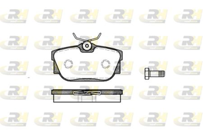 Колодки дискові гальмові, к-кт. RoadHouse 2767.00