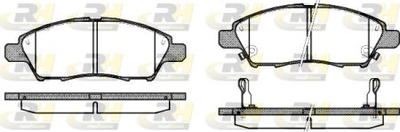 Колодки тормозные дисковые, к-кт. RoadHouse 21210.02
