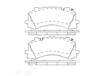 Тормозные колодки Brembo P85 170