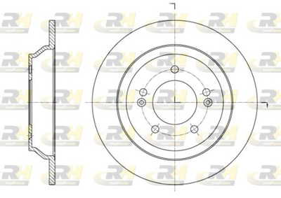 Тормозной диск RoadHouse 61572.00
