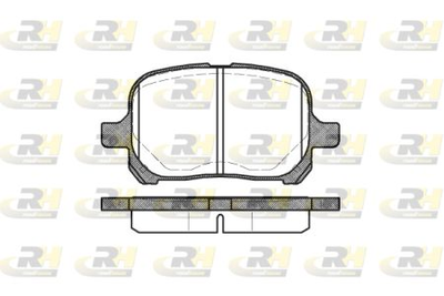 Колодки дискові гальмові, к-кт. RoadHouse 2621.00