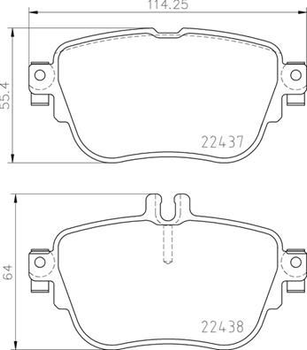 Гальмівні колодки Brembo P50 136