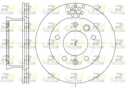 Тормозной диск RH 6461.10