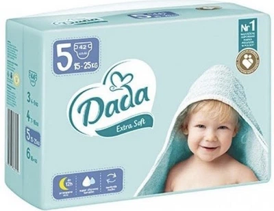 Подгузники Dada extra soft 5 (15-25кг) 42шт