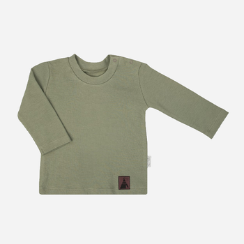 Дитяча футболка з довгими рукавами для хлопчика Nicol 206140 128 см Зелена (5905601018599)