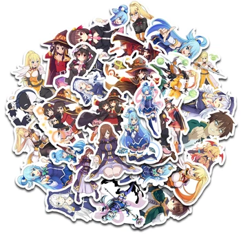 Стикерпак Набор наклеек GeekLand Этот замечательный мир KonoSuba 45 штук (D617F264053C)