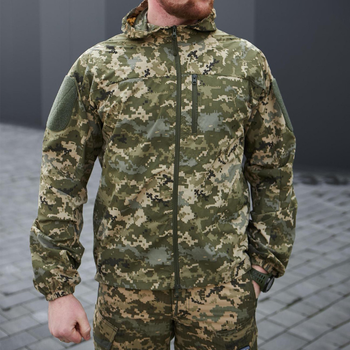 Мужская летняя куртка "T-Storm" с липучками для шевронов пиксель размер M