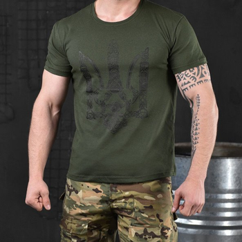Мужская футболка "Monax" кулир олива размер 2XL