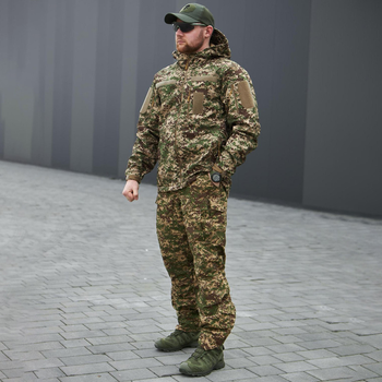 Демисезонная мужская Куртка "AK Military" SoftShell варан размер 2XL