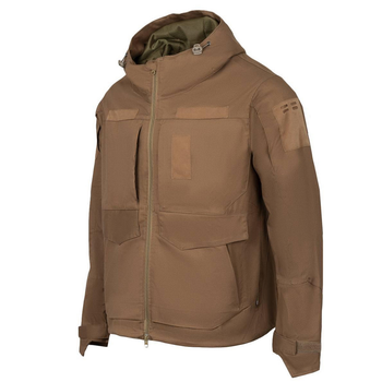 Демісезонна чоловіча куртка "Hunter" Canvas Streatch із сітковою підкладкою койот розмір XL