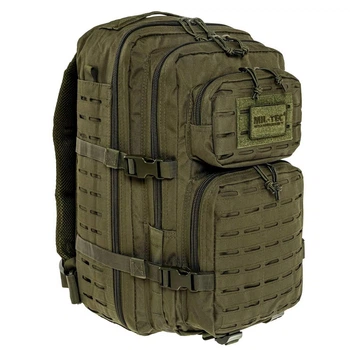 Рюкзак 36л Mil-Tec "Assault Pack" с креплением Molle Pals Laser Cut олива размер 51х29х28 см