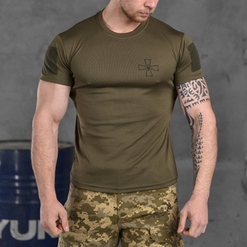 Мужская футболка Coolpass олива размер XL