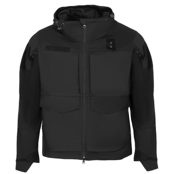 Демісезонна чоловіча куртка "Hunter" Canvas Streatch із сітковою підкладкою чорна розмір L