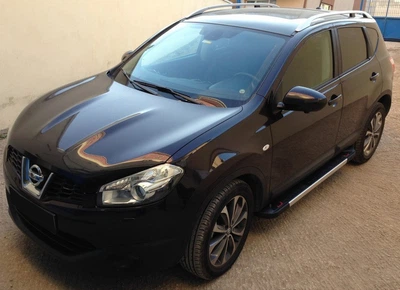 Nissan Qashqai 2010-2014, короткая база - Боковые пороги RedLine V1 (2 шт., алюминиевые)