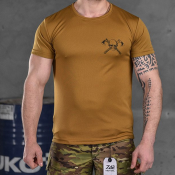 Потовідвідна чоловіча футболка Odin Coolmax Viking койот розмір M