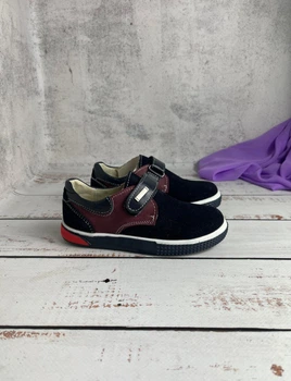 Туфлі дитячі для хлопчиків Jordan 29р - 18.5 см Темно-синій (850)