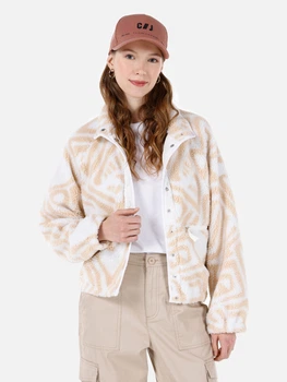 Куртка демісезонна коротка жіноча Colin's CL1067113-BEI XS Бежева (8683197987990)