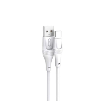 Кабель силіконовий XO NB238 USB - Type-c 1 метр білий