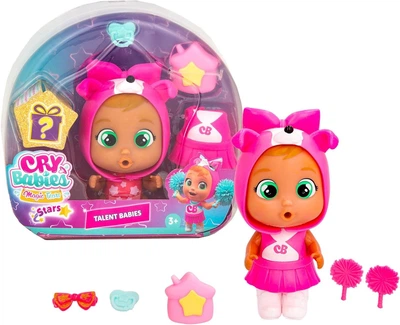 Игровой набор с куклой Cry Babies Magic Tears Stars Talent Babies, Roxy Рокси Рокси - болельщица (916180)