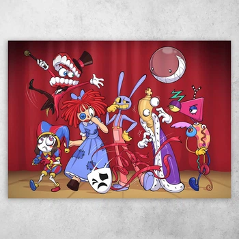Плакат постер CupKit "Удивительный цифровой цирк / The Amazing Digital Circus" №15 А4 21х29,7 см