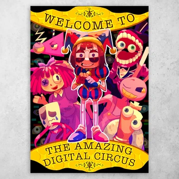 Плакат постер CupKit "Удивительный цифровой цирк / The Amazing Digital Circus" №3 А3 42х29,7 см