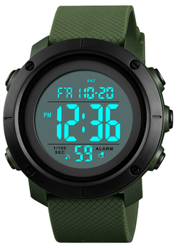 Мужские часы Skmei 1434AGWT Army Green-White
