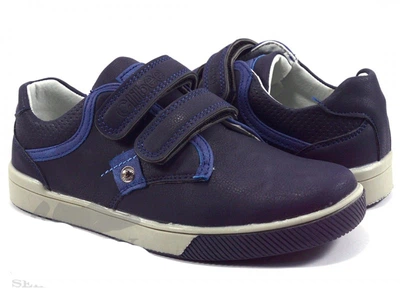 Детские ботинки P177 blue-L.blue Clibee 35