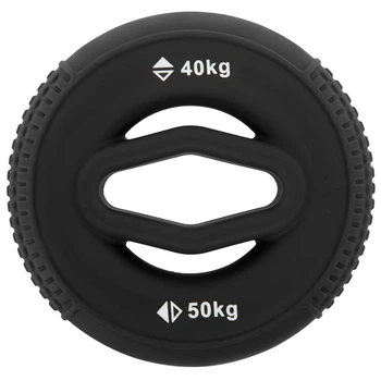 Эспандер кистевой силиконовый кольцо Zelart Jello 4404 нагрузка 40-50LB Black