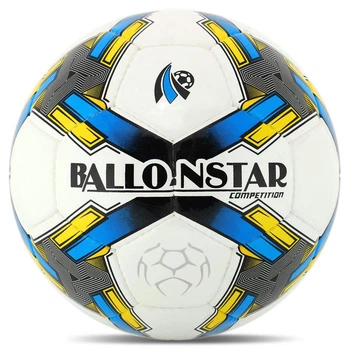 Мяч футбольный SP-Sport Ballonstar Competition 4415 размер №5 White-Blue-Yellow