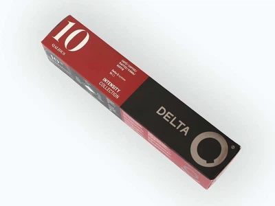 Кофе в капсулах Delta Q Calidus по крепости 10 в упаковке 10 шт