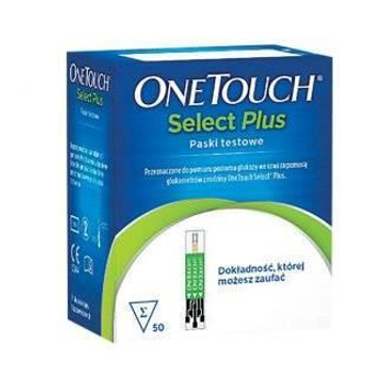 Тест-смужки Ван Тач Селект, Плюс One Touch Select Plus, 50 штук