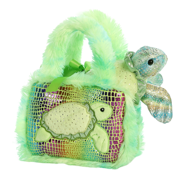Pluszowa zabawka Aurora Fancy Pals żółw w torbie 20 cm (5034566328273)