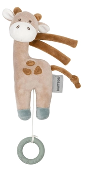 Pluszowa zabawka Nattou Mała muzyczna żyrafa Luna 20 cm (5414673748070)