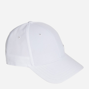 Czapka z daskiem adidas Bball Cap Lt Met GM6264 OSFC 51 Biała (4064044225597)