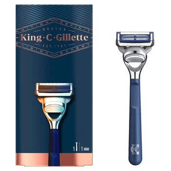 Мужская бритва King C. Gillette Neck Razor для бритья шеи и моделирования бороды