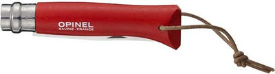 Нож Opinel №8 "Adventurer" красный (2046339)
