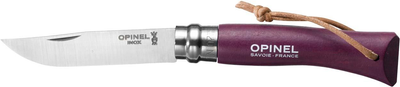 Нож Opinel №7 Inox Trekking пурпурный (2046397)