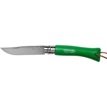 Нож Opinel №7 Inox Trekking. Цвет: зеленый (2046616)