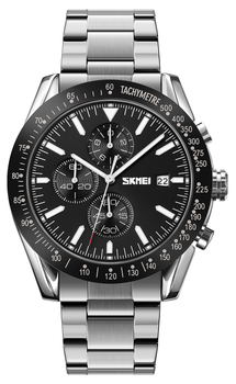 Мужские часы Skmei 9253SIBK Silver-Black
